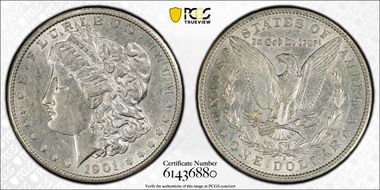 1901-S $1 XF45