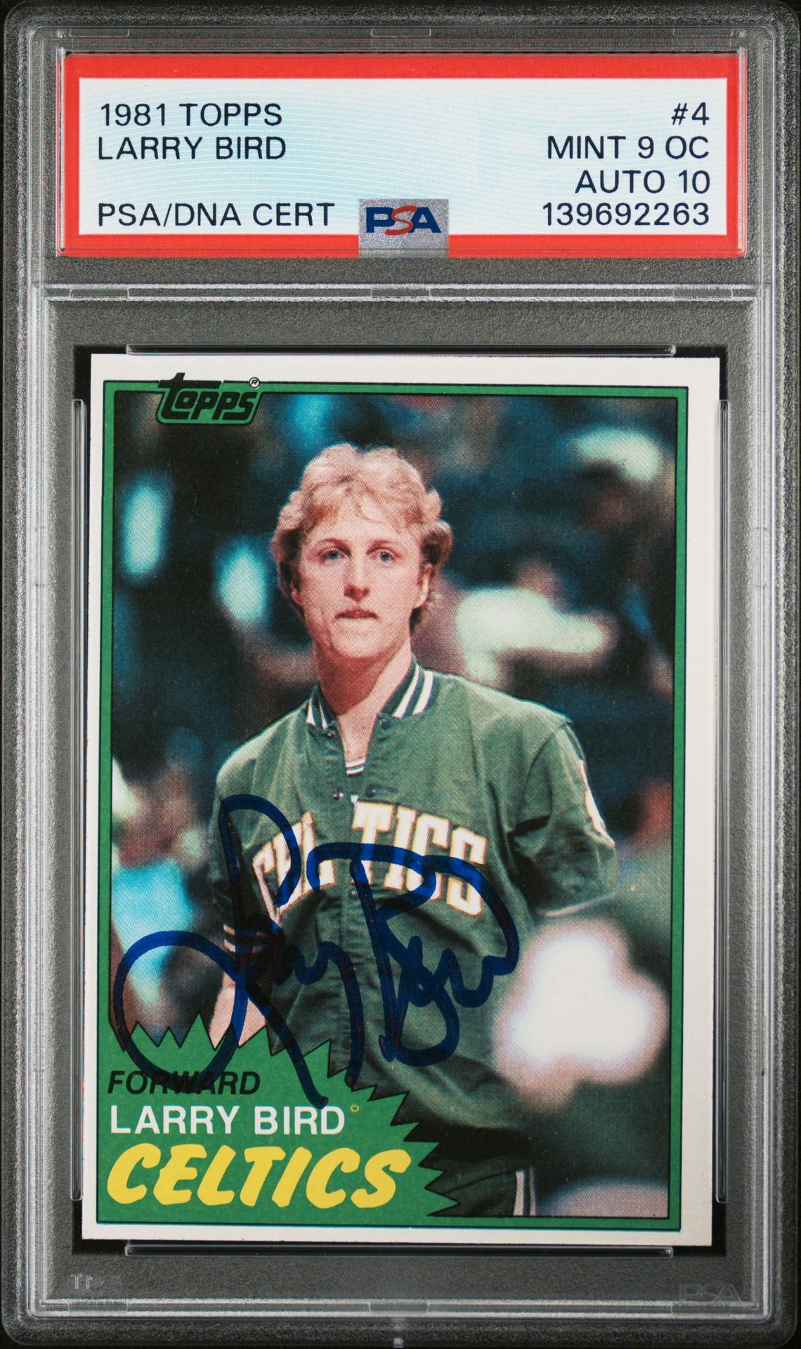 1981 TOPPS 4 LARRY BIRD