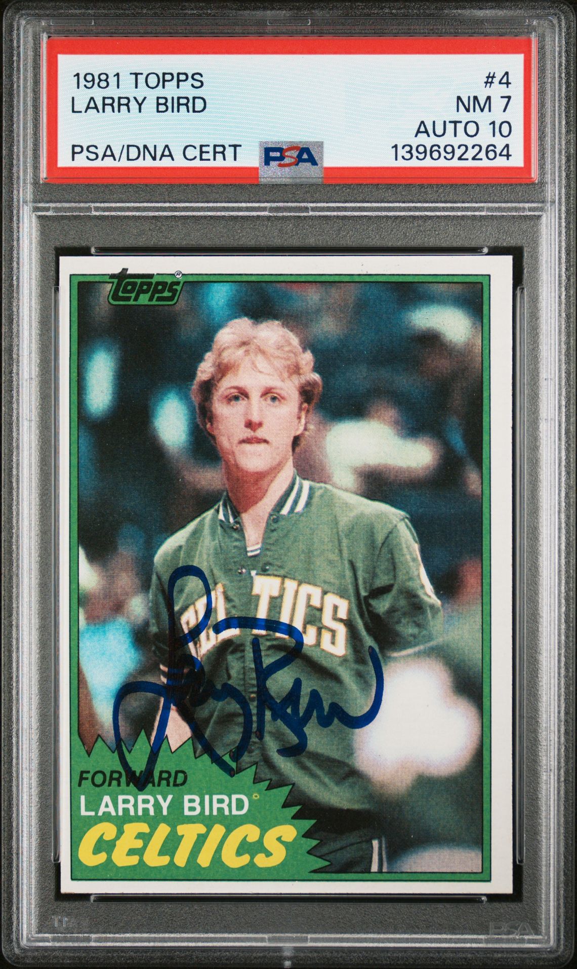 1981 TOPPS 4 LARRY BIRD