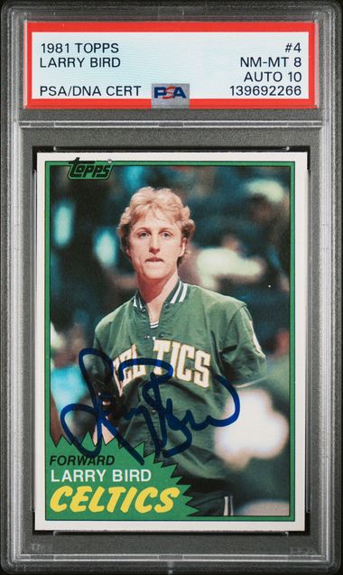 1981 TOPPS 4 LARRY BIRD