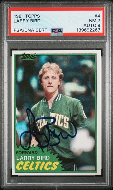1981 TOPPS 4 LARRY BIRD
