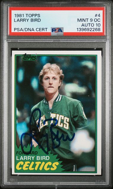1981 TOPPS 4 LARRY BIRD