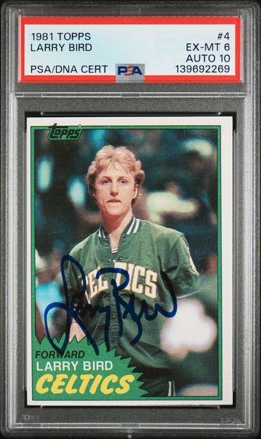 1981 TOPPS 4 LARRY BIRD