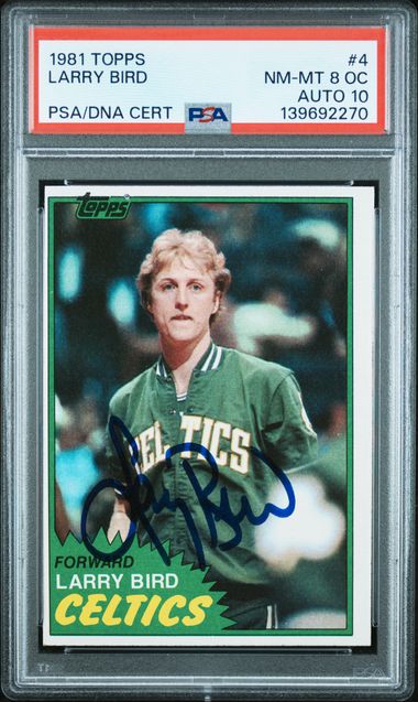 1981 TOPPS 4 LARRY BIRD
