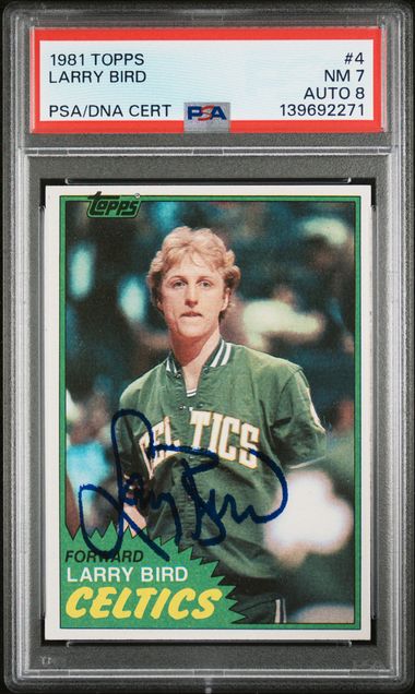 1981 TOPPS 4 LARRY BIRD