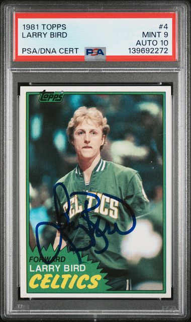 1981 TOPPS 4 LARRY BIRD