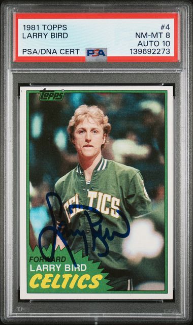 1981 TOPPS 4 LARRY BIRD