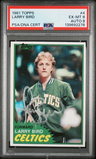 1981 TOPPS 4 LARRY BIRD