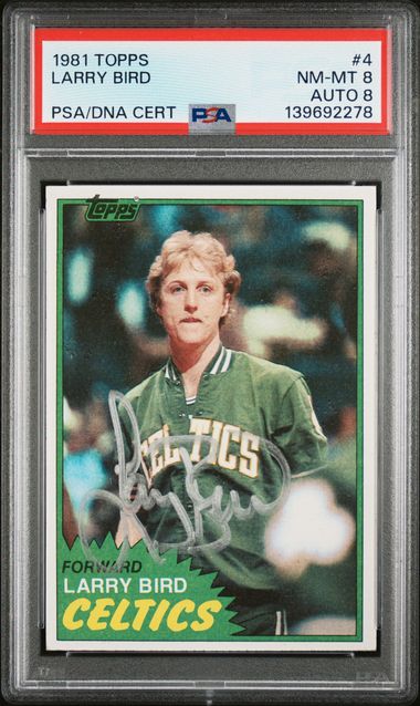 1981 TOPPS 4 LARRY BIRD