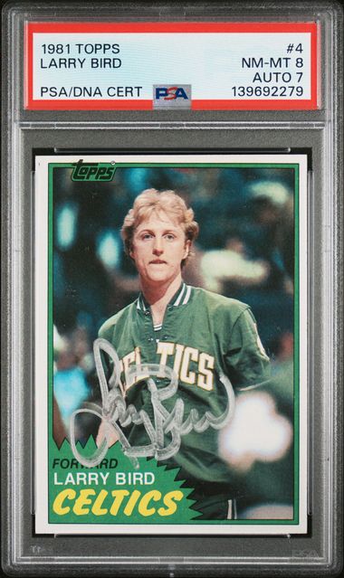 1981 TOPPS 4 LARRY BIRD