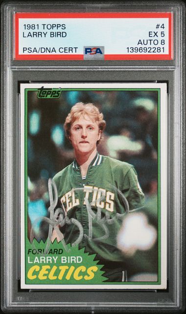 1981 TOPPS 4 LARRY BIRD