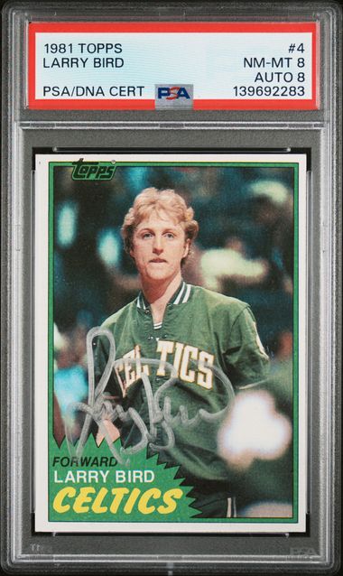 1981 TOPPS 4 LARRY BIRD