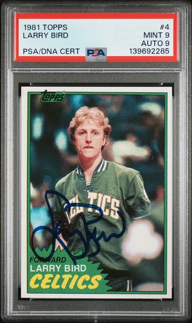 1981 TOPPS 4 LARRY BIRD