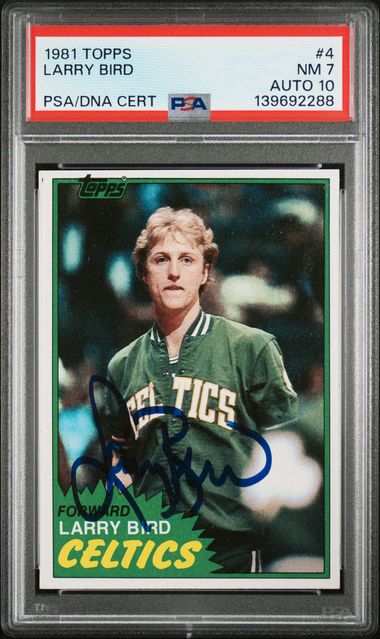 1981 TOPPS 4 LARRY BIRD