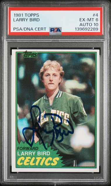 1981 TOPPS 4 LARRY BIRD