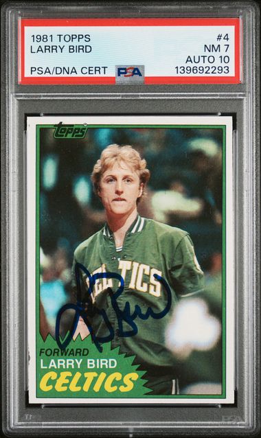 1981 TOPPS 4 LARRY BIRD