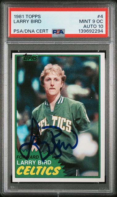 1981 TOPPS 4 LARRY BIRD