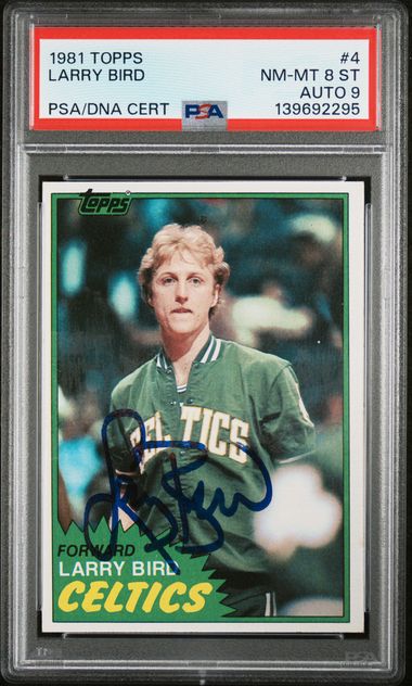 1981 TOPPS 4 LARRY BIRD