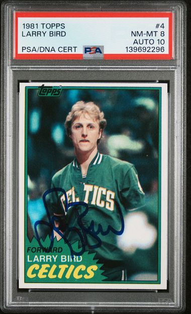 1981 TOPPS 4 LARRY BIRD