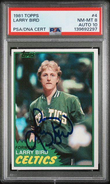 1981 TOPPS 4 LARRY BIRD