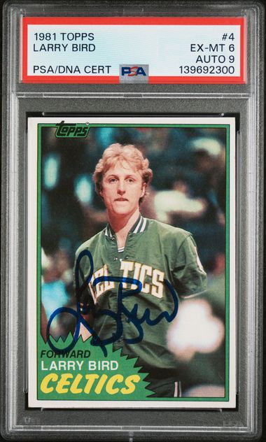 1981 TOPPS 4 LARRY BIRD