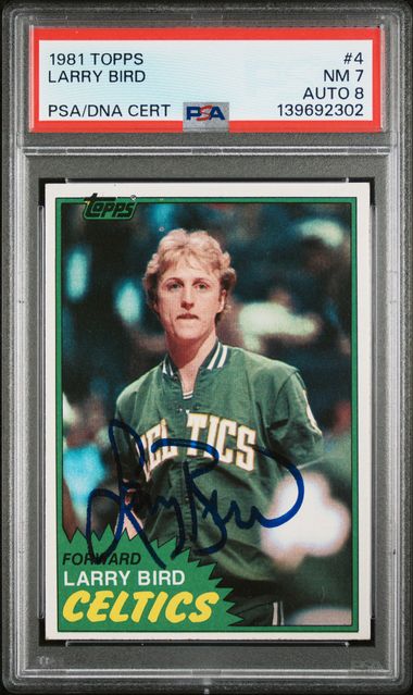 1981 TOPPS 4 LARRY BIRD