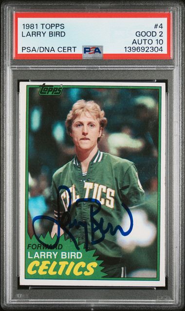 1981 TOPPS 4 LARRY BIRD