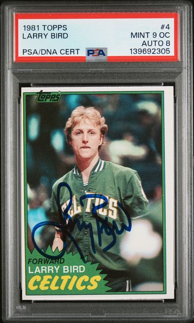 1981 TOPPS 4 LARRY BIRD