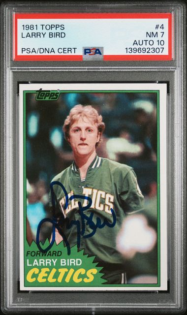 1981 TOPPS 4 LARRY BIRD