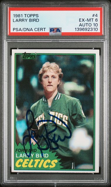 1981 TOPPS 4 LARRY BIRD