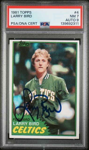 1981 TOPPS 4 LARRY BIRD