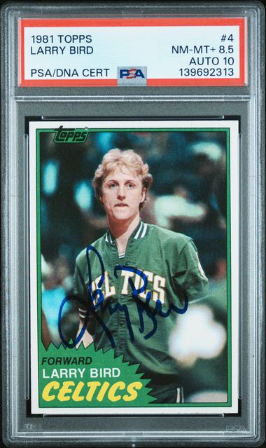 1981 TOPPS 4 LARRY BIRD