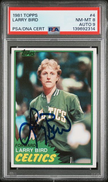 1981 TOPPS 4 LARRY BIRD