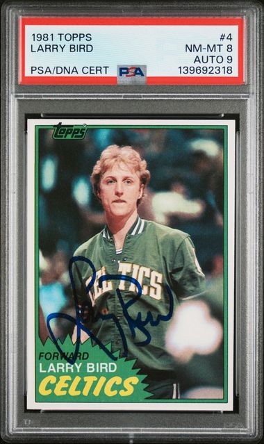 1981 TOPPS 4 LARRY BIRD