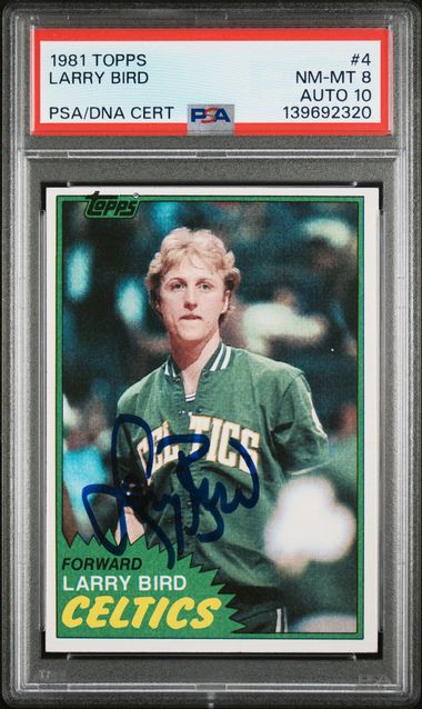 1981 TOPPS 4 LARRY BIRD