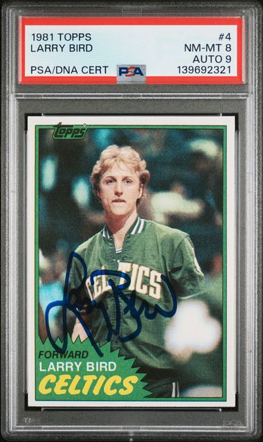1981 TOPPS 4 LARRY BIRD