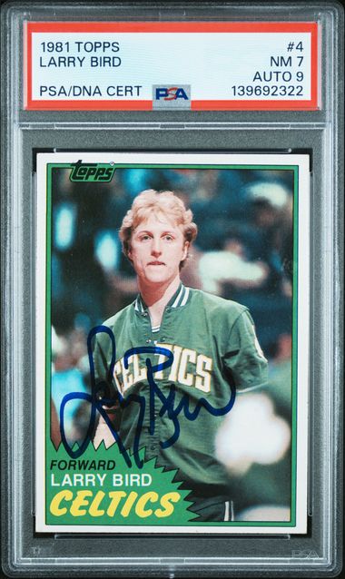1981 TOPPS 4 LARRY BIRD