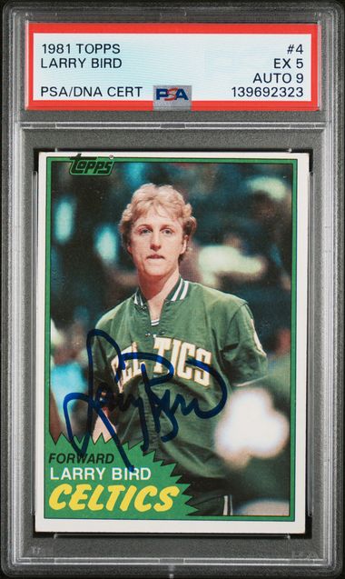 1981 TOPPS 4 LARRY BIRD