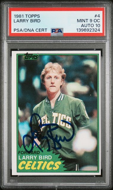 1981 TOPPS 4 LARRY BIRD