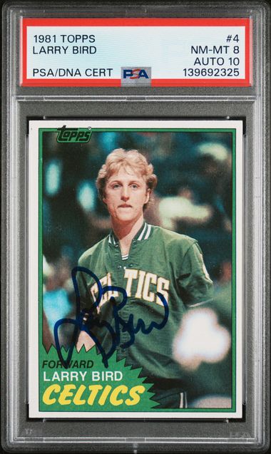 1981 TOPPS 4 LARRY BIRD