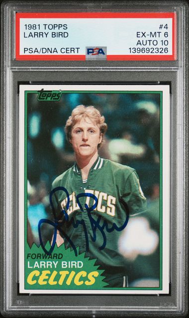 1981 TOPPS 4 LARRY BIRD
