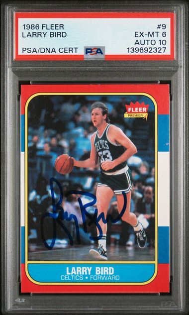 1986 FLEER 9 LARRY BIRD