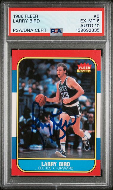 1986 FLEER 9 LARRY BIRD