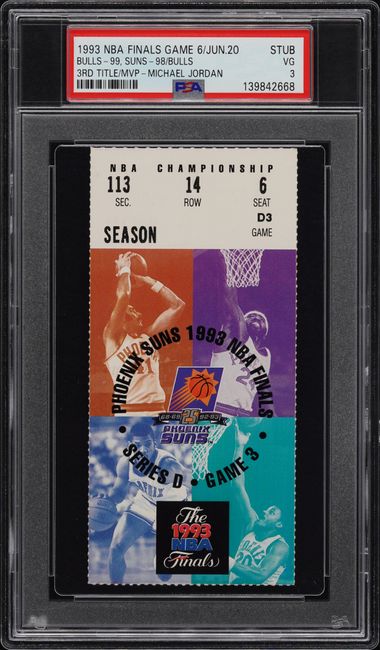 3RD TITLE/MVP-MICHAEL JORDAN