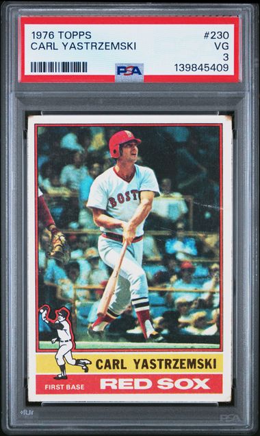 Topps Carl Yastrzemski front