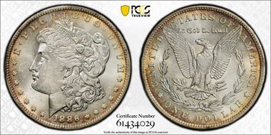 1886-O $1 MS62