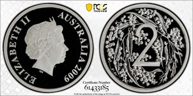2009 2C 1966 Decimal Pattern PR69DCAM