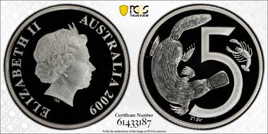 2009 5C 1966 Decimal Pattern PR70DCAM