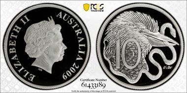 2009 10C 1966 Decimal Pattern PR69DCAM