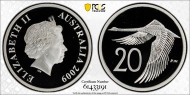 2009 20C 1966 Decimal Pattern PR70DCAM
